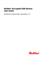 McAfee USB-HDDK-120GBFI User guide