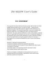 ZALMAN ZM-M220W User manual