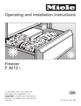 Miele F 9212 I User manual