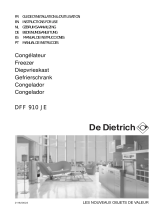 De Dietrich DFF910JE Operating instructions