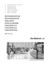 De Dietrich DRF913JE Operating instructions