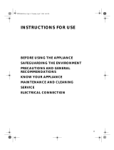 Smeg VR115A Owner's manual