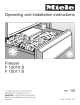 Miele F 12011 S Installation guide