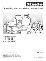 Miele K 9124 UiF Installation guide