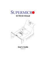 Supermicro Air Shroud User guide