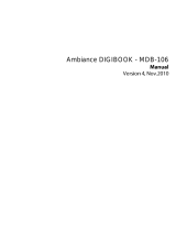 Ambiance MDB-106 User manual