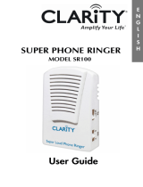 Clarity SR100 User manual