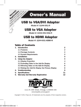 Tripp Lite U244-001-R Owner's manual