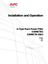 APC G50NETB-20A2 User manual