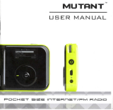 Mutant M-Wavio MIG-PIR User manual