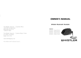Whistler Motorcycle Bluetooth Headset User manual