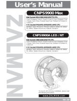 ZALMAN CNPS9900 MAX RED User manual