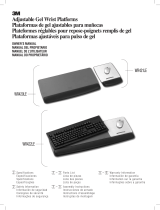 3M Tilt Adjustable Keyboard and Mouse Platform, WR422LE Owner's manual