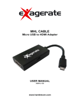 Exagerate HDMI - micro USB F/M User manual