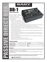 Nady Systems DB-1 User manual