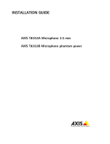 Axis T8353A Installation guide