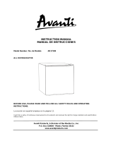 Avanti AR1733B User manual