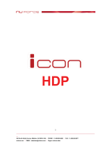 NuForce Icon HDP Operating instructions