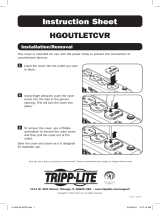 Tripp Lite HGOUTLETCVR Owner's manual