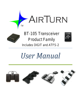 AirTurn BT105-ATFS2X2-PB User manual