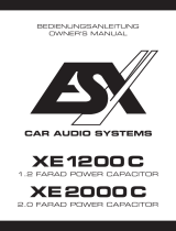 ESX XE2000C Owner's manual