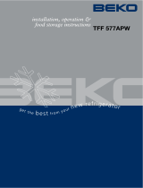 Beko TFF577AP Owner's manual