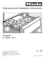 Miele F12011 S-1 User manual