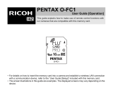 Pentax O-FC1 User manual