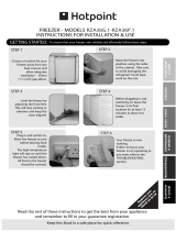 Hotpoint F083750 User manual