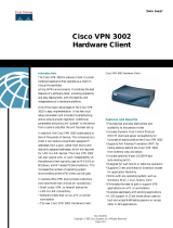 Cisco 3002 - VPN Hardware Client Datasheet