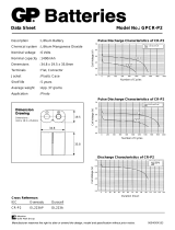 GP Batteries 070CRP2C1 Datasheet