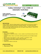 Cables Unlimited USB-5110W Datasheet