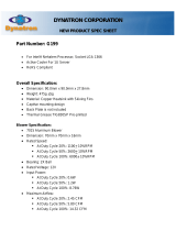 Dynatron 88885062 Datasheet