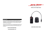 Pro Line Studio 780600 Datasheet