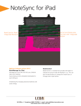 Leba NoteCase - NoteSync 32 Datasheet