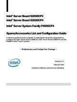 Intel BXSTS200P Datasheet