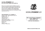 Accessory Power MOBILE-POWER-FLEX Datasheet