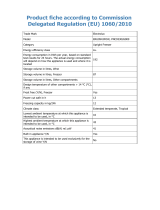 Electrolux ERU0943FOW Datasheet