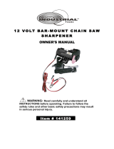 Northern Industrial Tools 12Volt Chainsaw Sharpener 141259 User manual