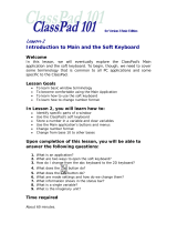 Casio ClassPad 101 User manual