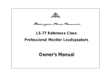 Abbingdon Music Research Reference Class Proffessional Monitor LS-77 User manual