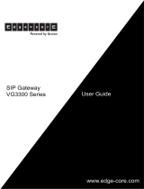 Accton Technology SIP Gateway VG3300 Series User manual