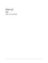 Acer S10 User manual