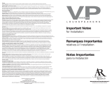 Acoustic Research VP Series User manual