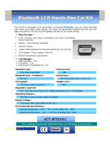 ACTiSYS ACT-BT5510CL User manual