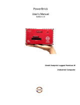 Acura Embedded PowerBrick Small footprint rugged Pentium-M User manual