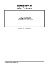 Adam Equipment CBC Series User manual