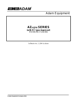 Adam Equipment Postal Equipment AZextra-P User manual
