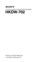 Addlogix HD-SD Down HKDW-702 User manual