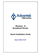 Advantek Networks AWN-11N-RT User manual